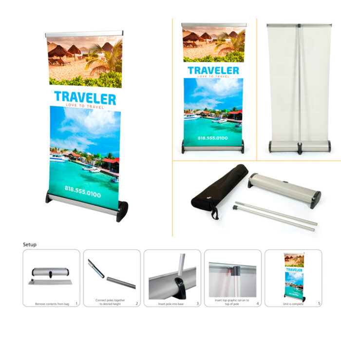 Tabletop Retractable Banners Let Graphix Decision 2000 Do It For You.